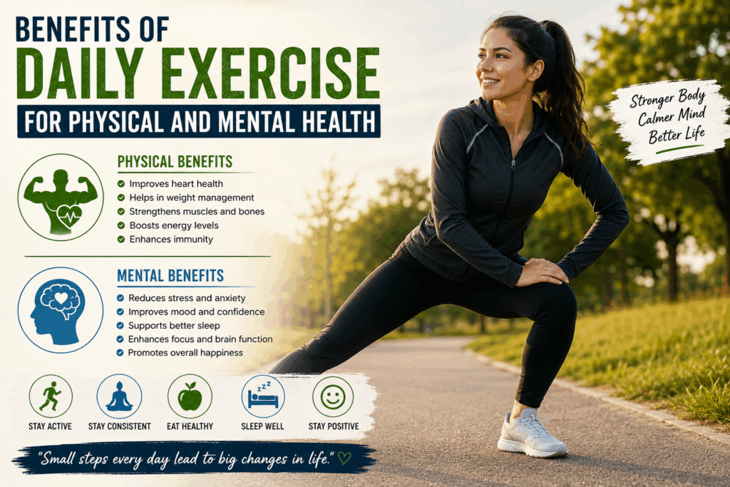 Benefits of Daily Exercise for Physical and Mental Health